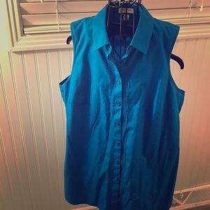NWOT Coldwater Creek Sleeveless Blouse 2X